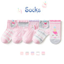 5 Paare / Los Kinder Baumwollsocken Junge Mädchen Baby Kleinkind Ultradünne Mode Atmungsaktive Feste Netzsocken Für Sommer 1-12T Teenager Kinder