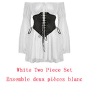 IAMHOTTY Chiffon Slash Neck Minikleid Damen Sommer Strand Urlaub Langarm Korsett Verband Sommerkleid Party Casual Kleider Pink