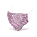 Glänzende Strass-Masken-Gesichts-Dekor-Schmuck-Bling-elastische Modeschmuck-Masken mit Gesichts-Bandana-Partei-Halloween-Cosplay-Mаска