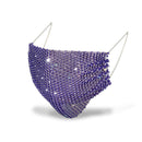 Glänzende Strass-Masken-Gesichts-Dekor-Schmuck-Bling-elastische Modeschmuck-Masken mit Gesichts-Bandana-Partei-Halloween-Cosplay-Mаска