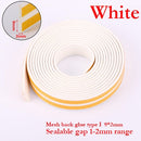 5 Meter DIPE Selbstklebender Tür- und Fensterdichtstreifen Glasfenster Antikollisions-Gummistreifen Schaumstoff-Schalldämmstreifen