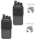 2021 Baofeng Upgrade 2PC bf-888s 8W USB Schnellladegerät Mini-Walkie-Talkie-Headset UHF West Ham Radiostation Radiostation CB-Funk