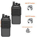 2021 Baofeng Upgrade 2PC bf-888s 8W USB Schnellladegerät Mini-Walkie-Talkie-Headset UHF West Ham Radiostation Radiostation CB-Funk