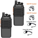 2021 Baofeng Upgrade 2PC bf-888s 8W USB Schnellladegerät Mini-Walkie-Talkie-Headset UHF West Ham Radiostation Radiostation CB-Funk