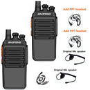 2021 Baofeng Upgrade 2PC bf-888s 8W USB Schnellladegerät Mini-Walkie-Talkie-Headset UHF West Ham Radiostation Radiostation CB-Funk