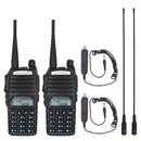 2 teile/los BaoFeng echte 8 Watt UV-82 High Power Zweiwegradio Tragbares Radio Dual Band VHF/UHF 10 km lange reichweite Walkie Talkie UV82