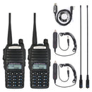 2 teile/los BaoFeng echte 8 Watt UV-82 High Power Zweiwegradio Tragbares Radio Dual Band VHF/UHF 10 km lange reichweite Walkie Talkie UV82