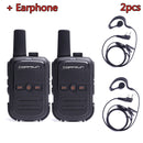 2 stücke OPPXUN C51 MINI Walkie Talkie Tragbare Amateurfunkstation Telsiz Headset Transceiver Kinder Langstrecken cb Telefon CD