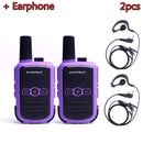 2 stücke OPPXUN C51 MINI Walkie Talkie Tragbare Amateurfunkstation Telsiz Headset Transceiver Kinder Langstrecken cb Telefon CD