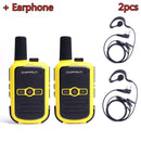 2 stücke OPPXUN C51 MINI Walkie Talkie Tragbare Amateurfunkstation Telsiz Headset Transceiver Kinder Langstrecken cb Telefon CD