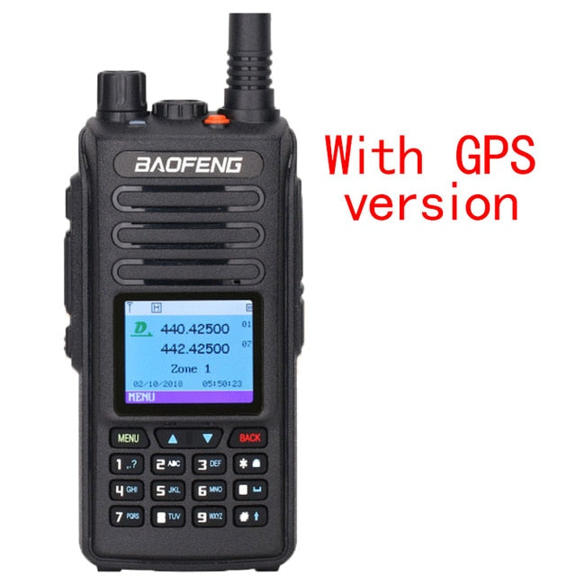 BaoFeng DM-1702 DMR Digital Anolog Dual Mode Walkie Taklie VHF UHF GPS Radio portátil de dos vías DM-1701 Repetidor Ham Radio