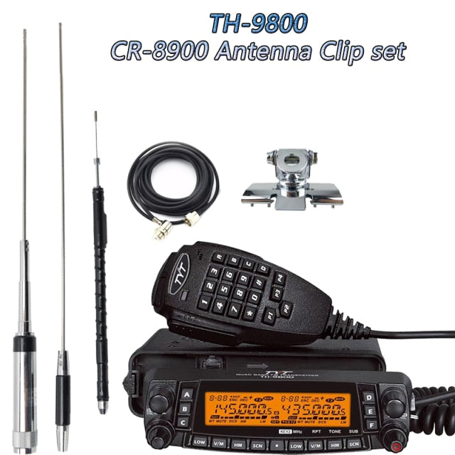 TYT TH-9800 Mobile Funkstation Transceiver Amateur Fahrzeugfunk Quad Band 29/50/144/430MHz Cross-Band Repeater 50W
