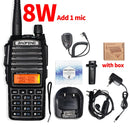Hochleistungs-8W Baofeng UV-82 Walkie Talkie UV82 Dual Band VHF/UHF FM Transceiver 10 km Langstreckenjagd Zweiwege-CB-Radio