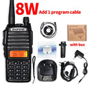 Hochleistungs-8W Baofeng UV-82 Walkie Talkie UV82 Dual Band VHF/UHF FM Transceiver 10 km Langstreckenjagd Zweiwege-CB-Radio