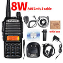 Hochleistungs-8W Baofeng UV-82 Walkie Talkie UV82 Dual Band VHF/UHF FM Transceiver 10 km Langstreckenjagd Zweiwege-CB-Radio