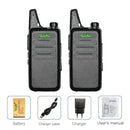 1/2/3/4/5/6PCS Mini-Walkie-Talkies WLN KD-C1 CB-Radiosender UHF 430-440 KDC1 Amateurfunk-Transceiver Amateur Klares Sprachsignal