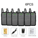 1/2/3/4/5/6PCS Mini-Walkie-Talkies WLN KD-C1 CB-Radiosender UHF 430-440 KDC1 Amateurfunk-Transceiver Amateur Klares Sprachsignal