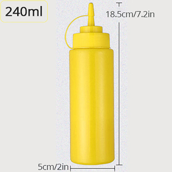 Konco Condiment Squeeze Bottles, para Ketchup Mostaza Mayo Salsas picantes Botellas de aceite de oliva Gadget de cocina