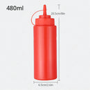 Konco Gewürz-Quetschflaschen, für Ketchup, Senf, Mayo, scharfe Saucen, Olivenölflaschen, Küchenhelfer