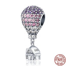 Heißer Verkauf 100% echter 925er Sterlingsilber Ariel Ballon Charm Fit Original Pandora Armband Herstellung von Mode DIY Schmuck für Frauen
