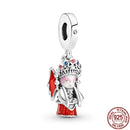 Heißer Verkauf 100% echter 925er Sterlingsilber Ariel Ballon Charm Fit Original Pandora Armband Herstellung von Mode DIY Schmuck für Frauen