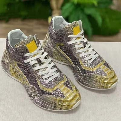 Tianxin New Custom  Python Skin  Men Shoes  Leisure  Fashion Male  Rubber Soles  Real Snake Leather