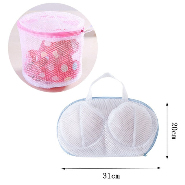 Machine-wash Special Home Use Polyester Anti-deformation Bra Mesh Bags Laundry Brassiere Bag Cleaning Underwear