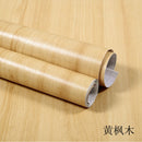 PVC-Tapete mit Holzmaserung, selbstklebend, wasserdicht, Möbelaufkleber, Kontaktpapier, Schlafsaal, Küchentür, Schrank, Desktop-Dekor