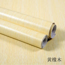 PVC-Tapete mit Holzmaserung, selbstklebend, wasserdicht, Möbelaufkleber, Kontaktpapier, Schlafsaal, Küchentür, Schrank, Desktop-Dekor