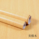 PVC-Tapete mit Holzmaserung, selbstklebend, wasserdicht, Möbelaufkleber, Kontaktpapier, Schlafsaal, Küchentür, Schrank, Desktop-Dekor