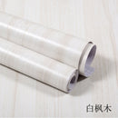 PVC-Tapete mit Holzmaserung, selbstklebend, wasserdicht, Möbelaufkleber, Kontaktpapier, Schlafsaal, Küchentür, Schrank, Desktop-Dekor