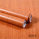 PVC-Tapete mit Holzmaserung, selbstklebend, wasserdicht, Möbelaufkleber, Kontaktpapier, Schlafsaal, Küchentür, Schrank, Desktop-Dekor