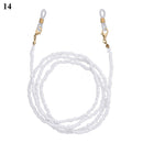 Bohemian Colored Mask Strap Beaded Glasses Chains Women Face Mask Lanyard Anti Slip Women&