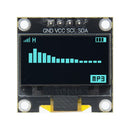 0,96 Zoll Oled IIC Serielles weißes OLED-Anzeigemodul 128X64 I2C SSD1306 12864 LCD-Bildschirmplatine für Arduino