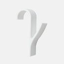 Hochwertiger Aufhänger für Handtuchwärmer Heizkörper Kleiderbügel Badehaken Halter Percha Plegable Schal Aufhänger Weiß 6St