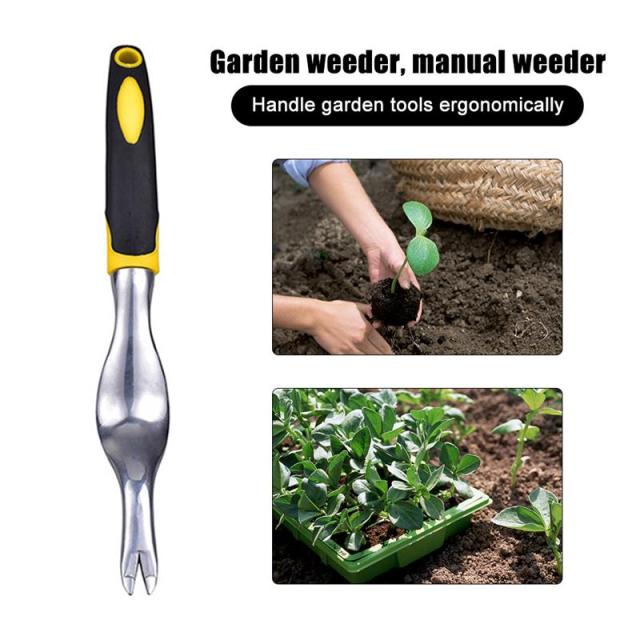 Manual Gardening Tool Set Hand Rake Shovel With Scale Transplant Dig Weeder Cultivator Trowel Non-Slip Ergonomic Handle Tools