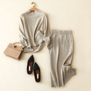 Dicke zweiteilige Strickjacke aus 100% reiner Kaschmir-Frauen im neuen Stil der Herbst-Winter-Frauen