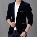 Luxus Männer Blazer Neue 2021 Herbst Mode Marke Hohe Qualität Klassische Business Mantel Slim Fit Männer Anzug Terno Masculino Blazer Männer