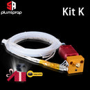 Ender-3/CR10/CR10S 1,75-mm-J-Kopf-Hotend-Kit Aluminium-Heizblock mit Heizthermistor für 3D-Drucker mit 0,4-mm-Düsenteil