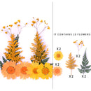 Small Real Dried Flower Natural Dry Plants For Candle Epoxy Resin Pendant Necklace Jewelry Making Craft DIY Accessori