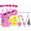 Small Real Dried Flower Natural Dry Plants For Candle Epoxy Resin Pendant Necklace Jewelry Making Craft DIY Accessori