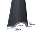 2M selbstklebender Türfenster-Dichtungsstreifen, schalldichtes Akustikschaum-Dichtungsband, Dichtungsband, Dichtungsstreifen, Lückenfüller, Fensterbeschläge