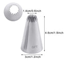 #9FT Große Icing Piping Tüllen Russische Tüllen Gebäckspitzen Kekse Kuchendekorationswerkzeuge Tipps Creme Fondant Gebäcktüllen