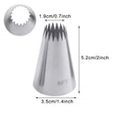 #9FT Große Icing Piping Tüllen Russische Tüllen Gebäckspitzen Kekse Kuchendekorationswerkzeuge Tipps Creme Fondant Gebäcktüllen