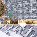 Adhesivo impermeable para pared de 10M para sala de estar, cocina, baño, decoración del hogar, vinilo extraíble, papel tapiz autoadhesivo de piedra de ladrillo de PVC