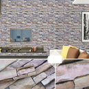 Adhesivo impermeable para pared de 10M para sala de estar, cocina, baño, decoración del hogar, vinilo extraíble, papel tapiz autoadhesivo de piedra de ladrillo de PVC