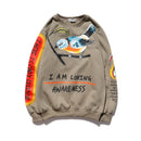 ye must be Born again Hoodie CPFM XYZ KIDS SEE GHOSTS Hoodies Asian Size Kanye West Sweatshirts High Quality Pullovers