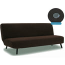 Waterproof sofa bed cover jacquard solid color spandex living room stretch all-inclusive sofa cushion cover without armrests