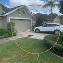 Kreis Hochzeit Bogen Hintergrund Schmiedeeisen Regal Dekorative Requisiten DIY Runde Party Hintergrund Regal Blume mit Rahmen