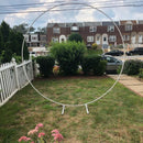 Kreis Hochzeit Bogen Hintergrund Schmiedeeisen Regal Dekorative Requisiten DIY Runde Party Hintergrund Regal Blume mit Rahmen